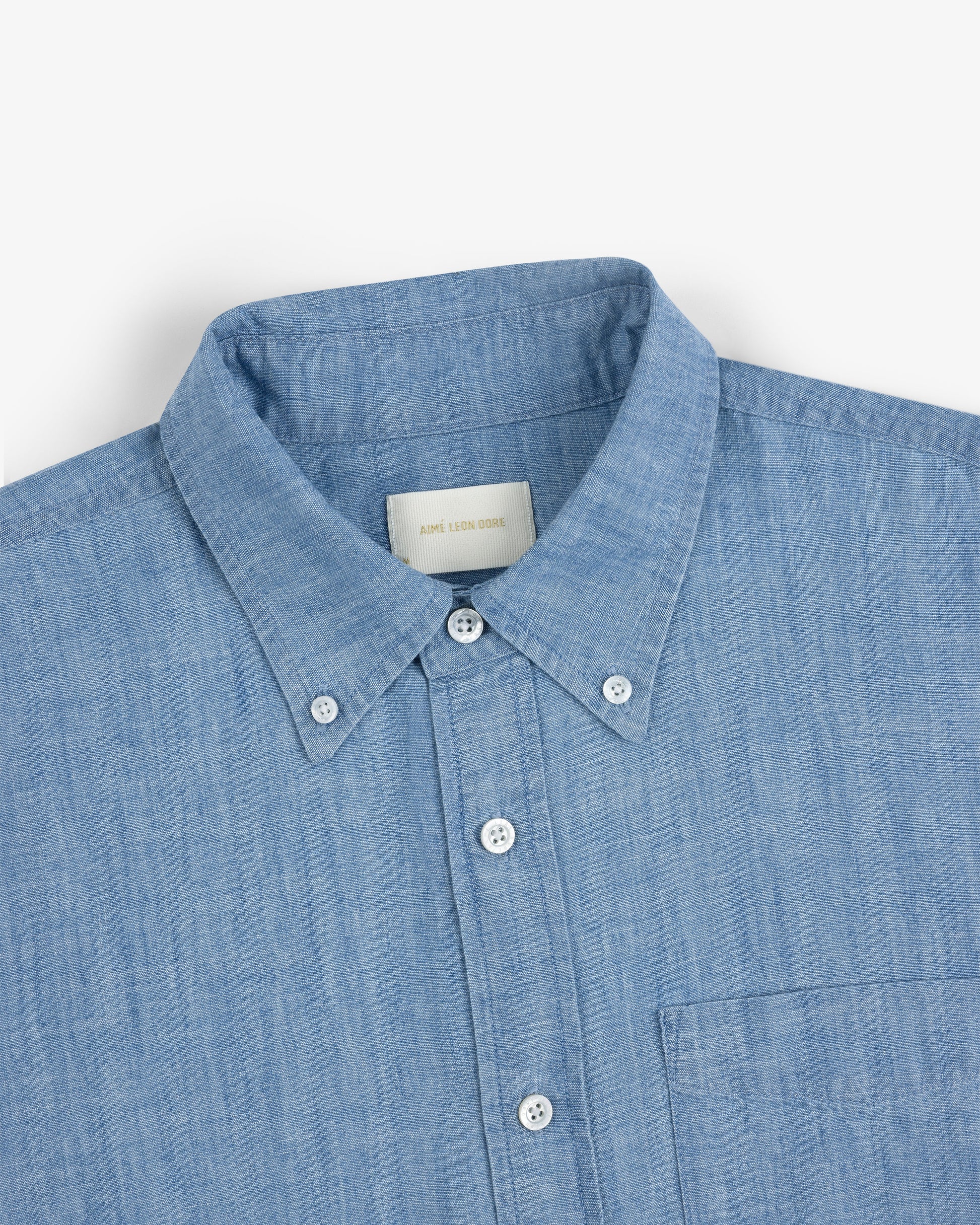 Crest Chambray Shirt - Aimé Leon Dore Clothing