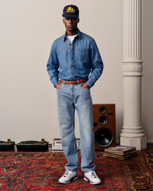 Crest Chambray Shirt - Aimé Leon Dore Clothing