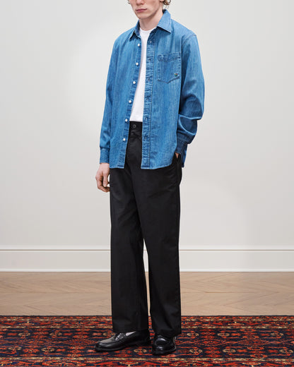 Crest Chambray Shirt - Aimé Leon Dore Clothing