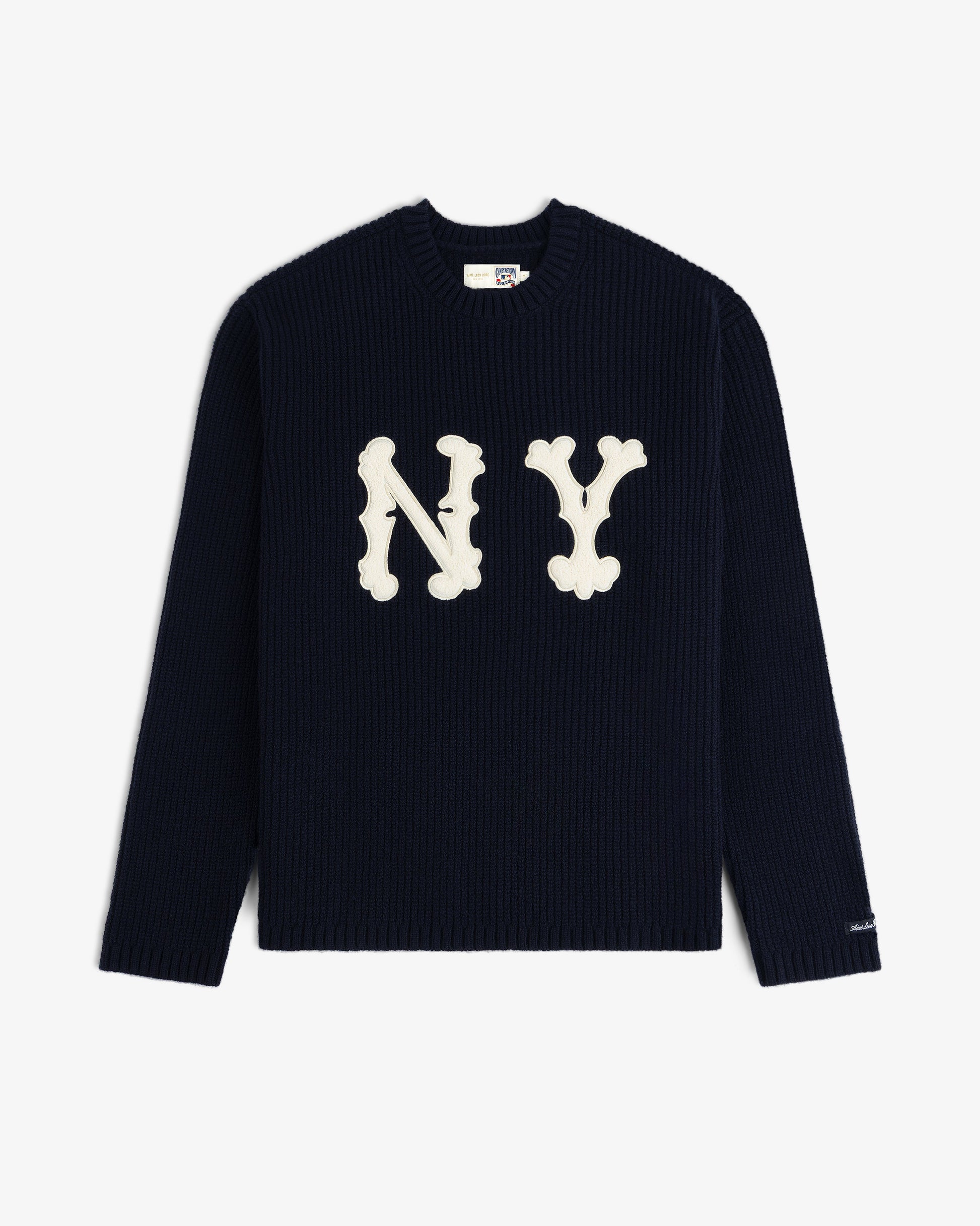 NY Highlanders Ribbed Wool Crewneck Sweater - Aimé Leon Dore Clothing