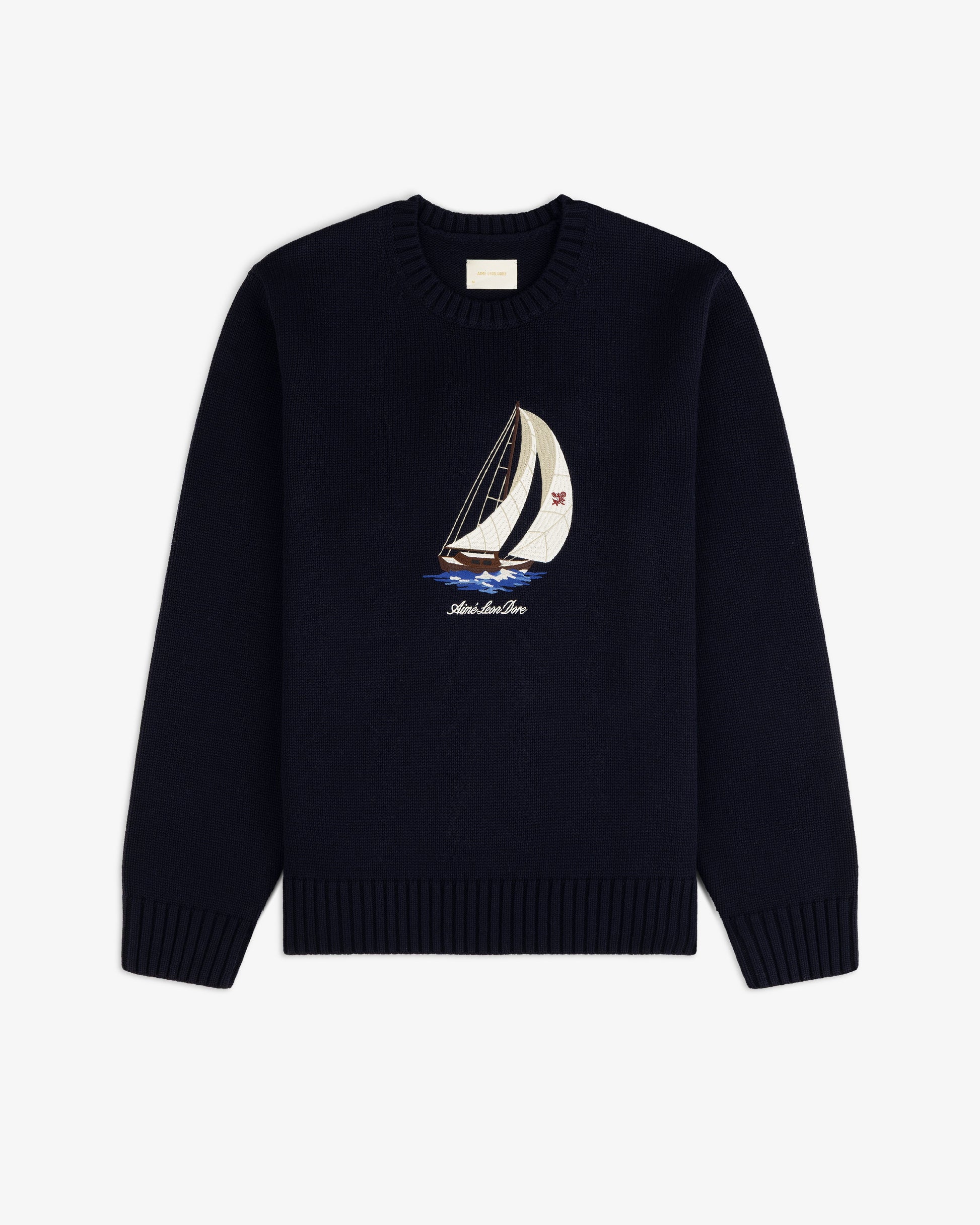 Regatta Embroidered Crewneck Sweater - Aimé Leon Dore Clothing