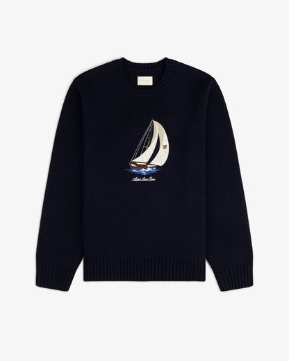 Regatta Embroidered Crewneck Sweater - Aimé Leon Dore Clothing