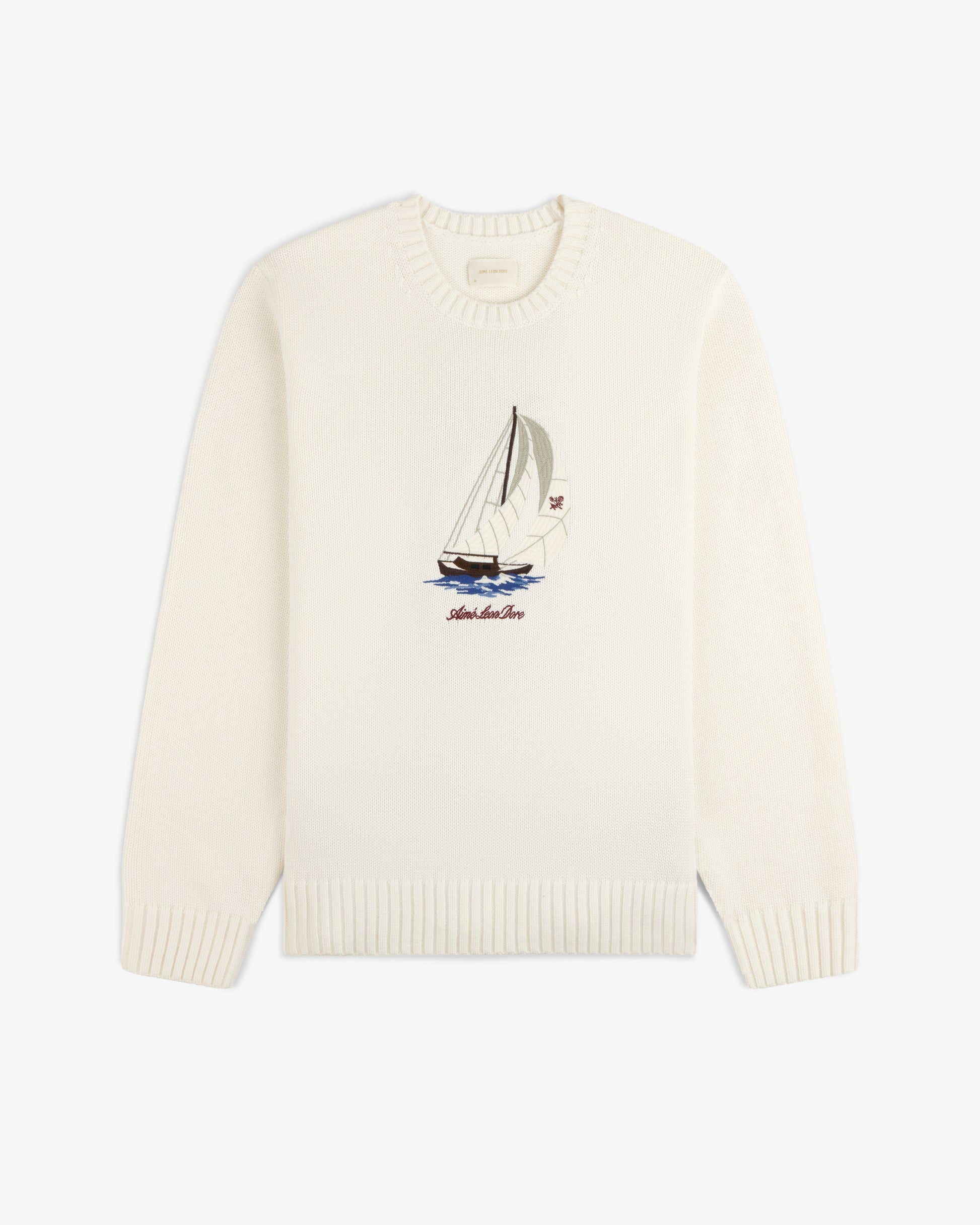 Regatta Embroidered Crewneck Sweater - Aimé Leon Dore Clothing