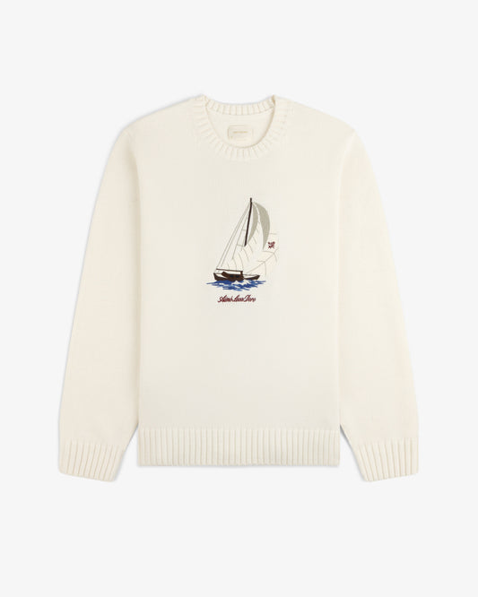 Regatta Embroidered Crewneck Sweater - Aimé Leon Dore Clothing