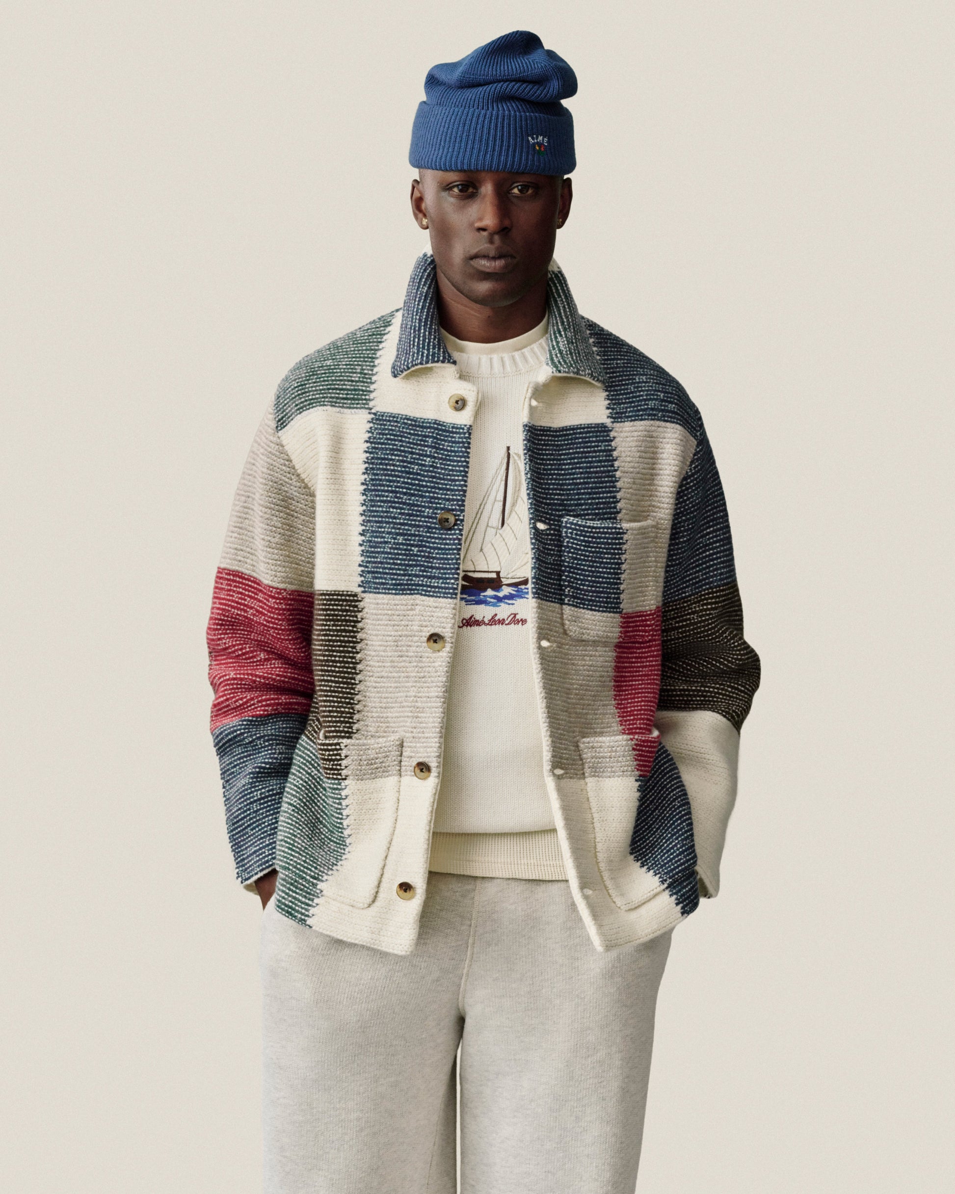 Regatta Embroidered Crewneck Sweater - Aimé Leon Dore Clothing