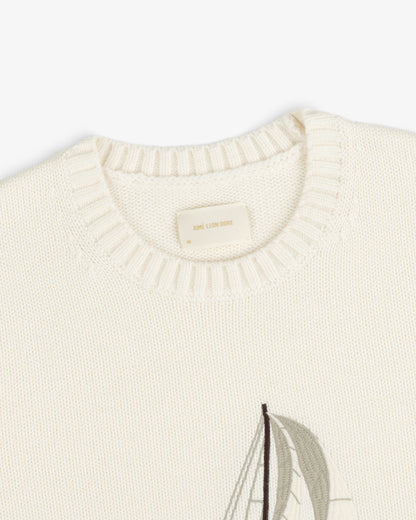 Regatta Embroidered Crewneck Sweater - Aimé Leon Dore Clothing