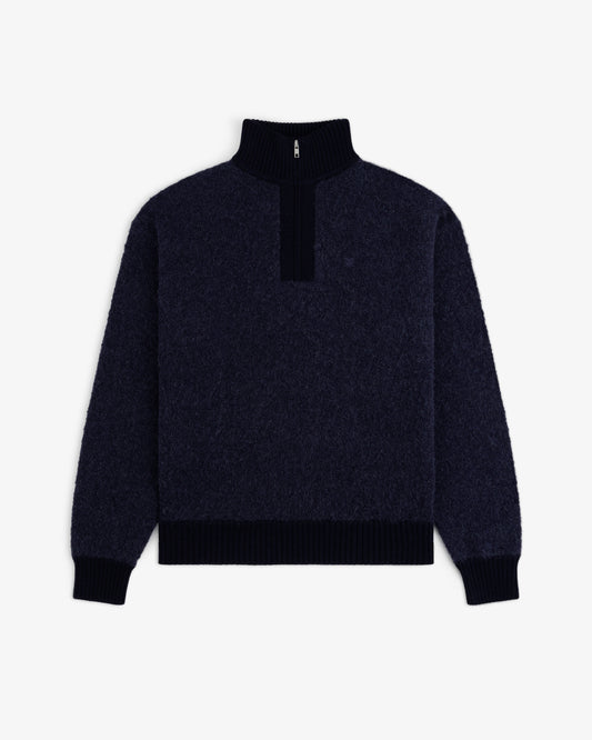Alpaca Wool Quarter Zip Sweater - Aimé Leon Dore Clothing