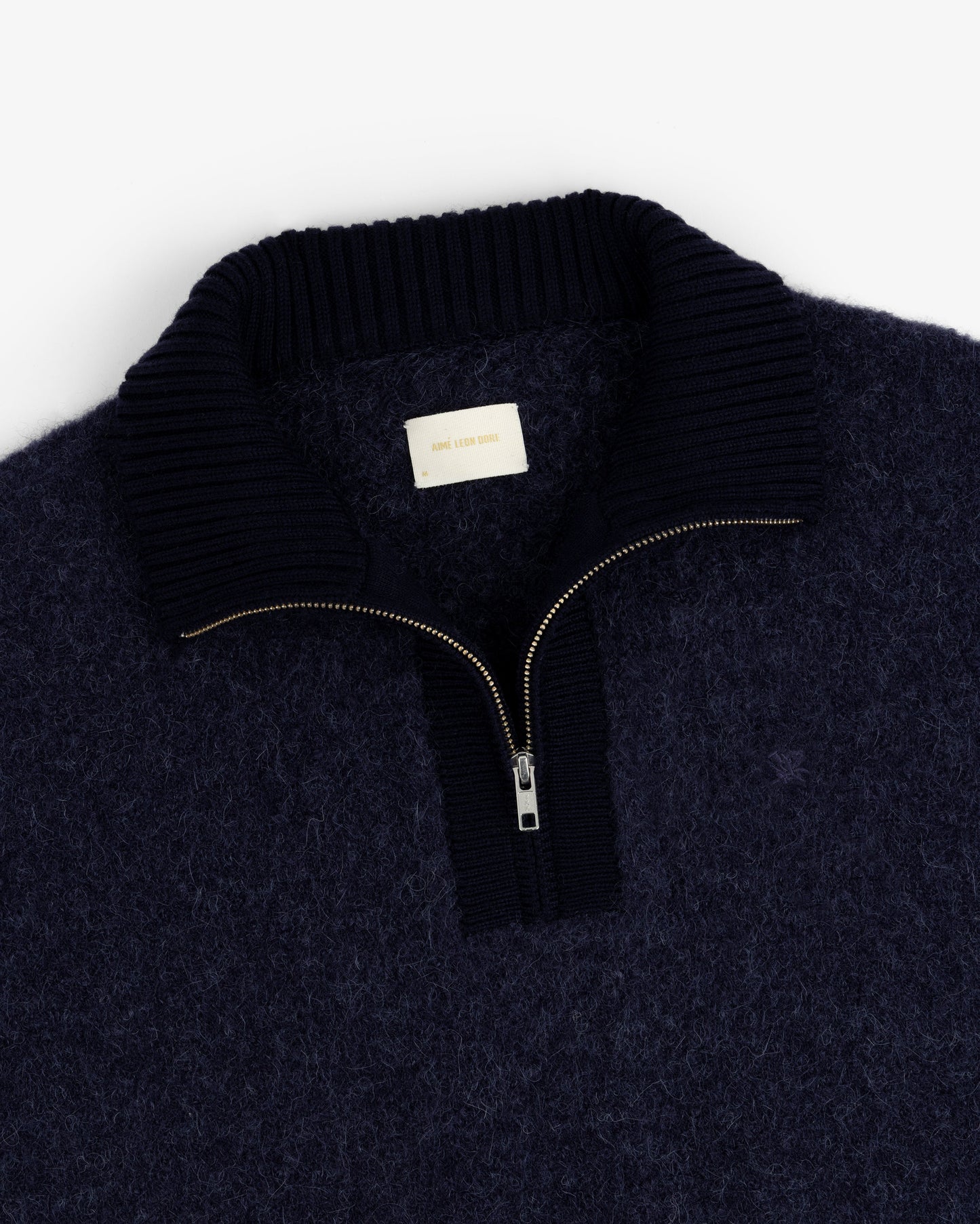 Alpaca Wool Quarter Zip Sweater - Aimé Leon Dore Clothing
