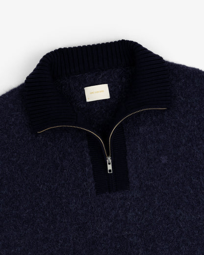 Alpaca Wool Quarter Zip Sweater - Aimé Leon Dore Clothing