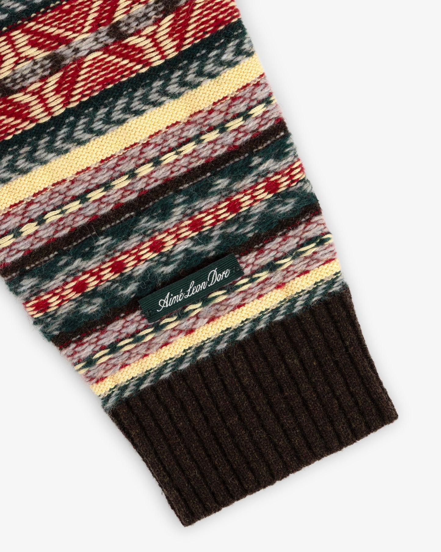 Fair Isle V-Neck Sweater - Aimé Leon Dore Clothing