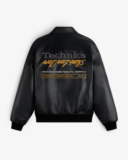 ALD / Technics Varsity Leather Jacket - Aimé Leon Dore Clothing