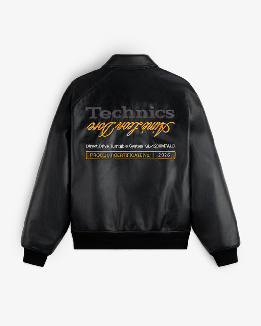 ALD / Technics Varsity Leather Jacket - Aimé Leon Dore Clothing