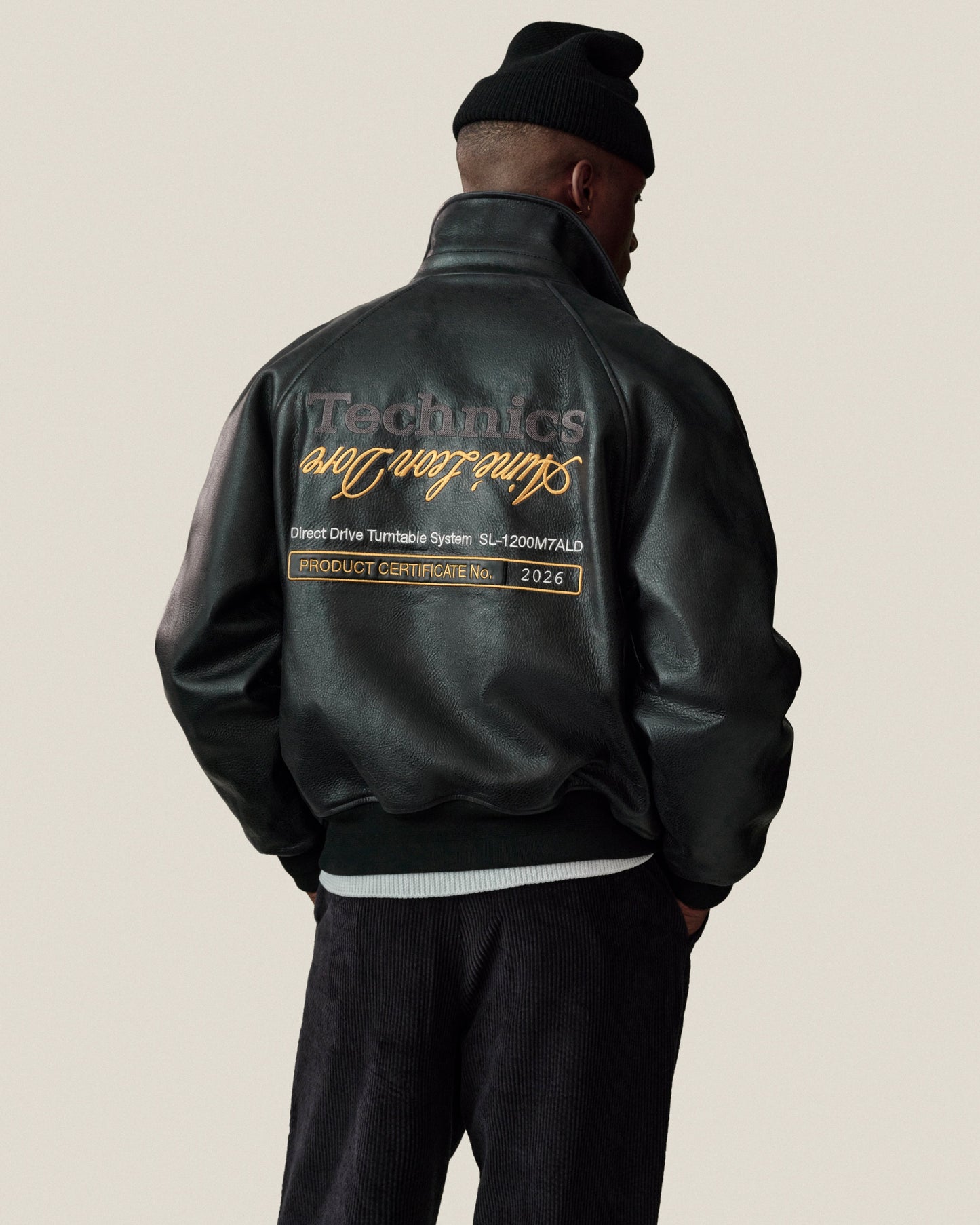 ALD / Technics Varsity Leather Jacket - Aimé Leon Dore Clothing