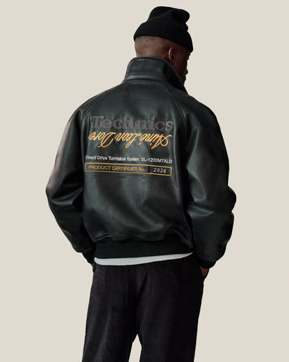 ALD / Technics Varsity Leather Jacket - Aimé Leon Dore Clothing