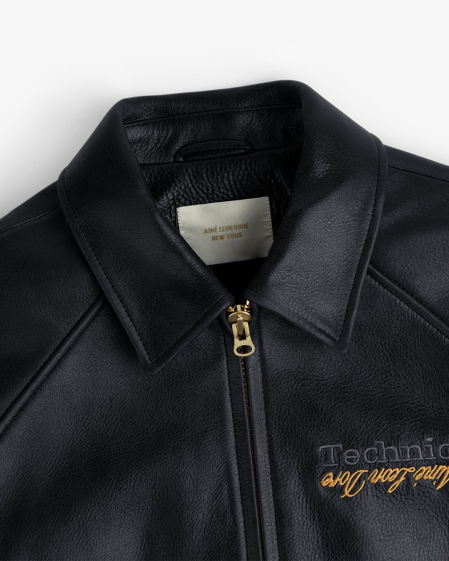 ALD / Technics Varsity Leather Jacket - Aimé Leon Dore Clothing