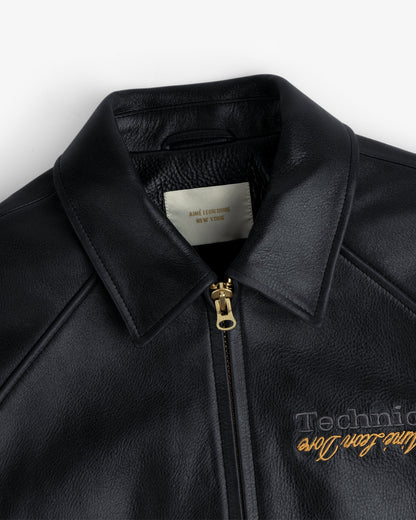 ALD / Technics Varsity Leather Jacket - Aimé Leon Dore Clothing