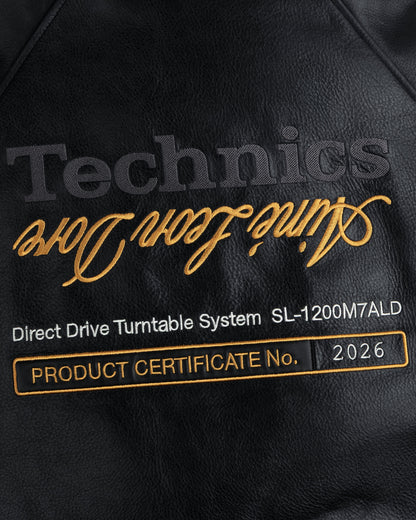 ALD / Technics Varsity Leather Jacket - Aimé Leon Dore Clothing