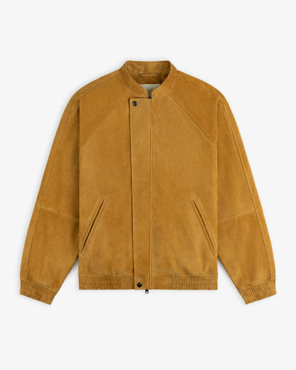 Suede Cafe Racer Jacket - Aimé Leon Dore Clothing