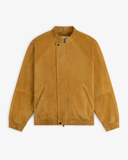 Suede Cafe Racer Jacket - Aimé Leon Dore Clothing