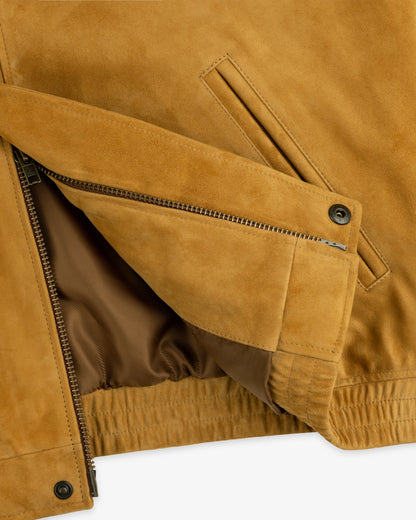 Suede Cafe Racer Jacket - Aimé Leon Dore Clothing