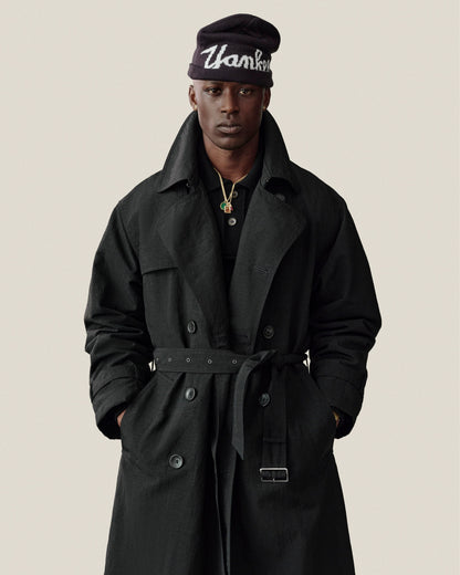 Double Breasted Nylon Trench Coat - Aimé Leon Dore Clothing