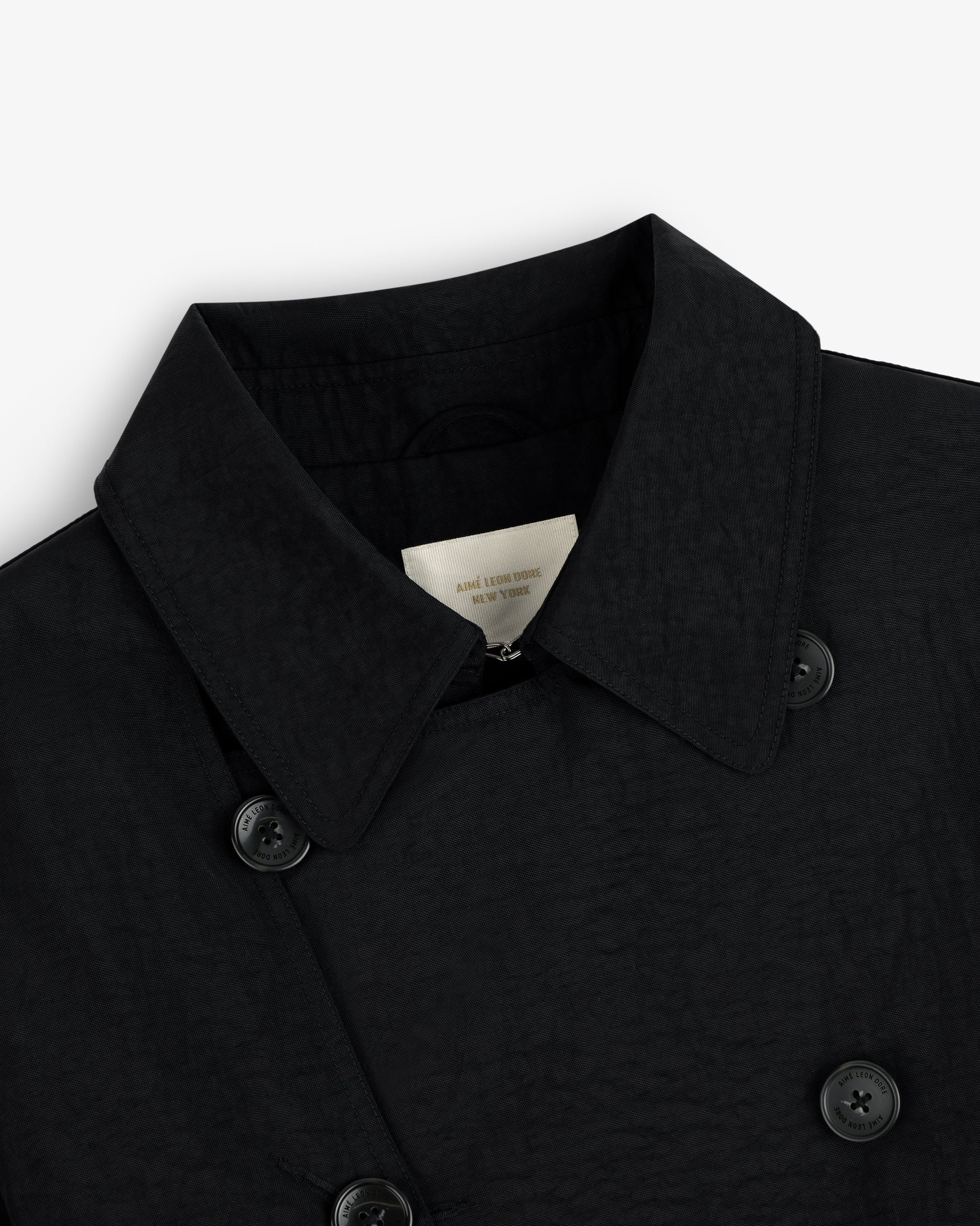 Double Breasted Nylon Trench Coat - Aimé Leon Dore Clothing