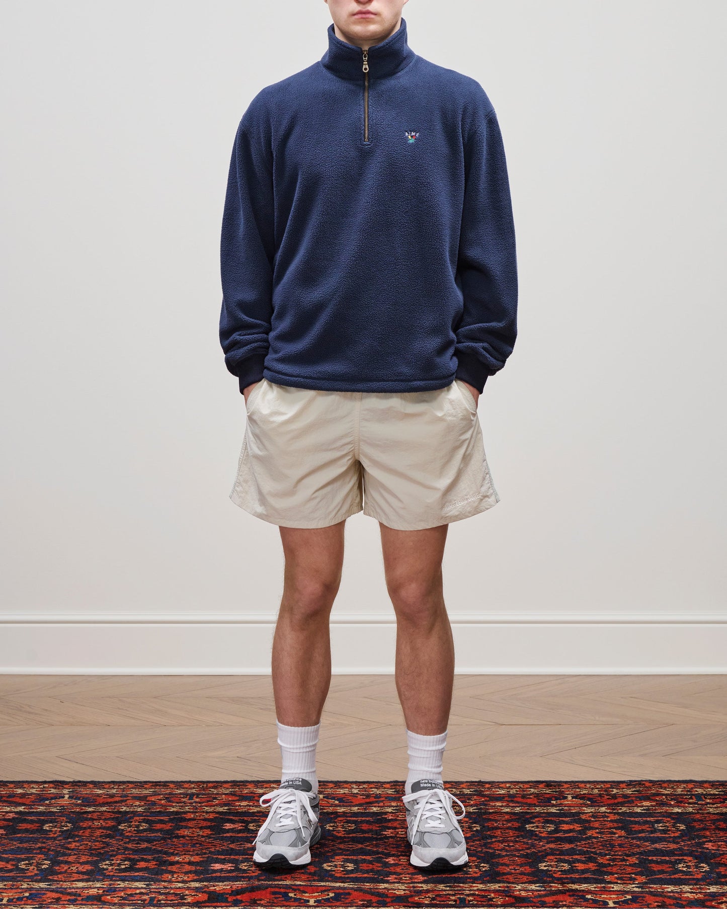 Crest Quarter-Zip Fleece Pullover - Aimé Leon Dore Clothing