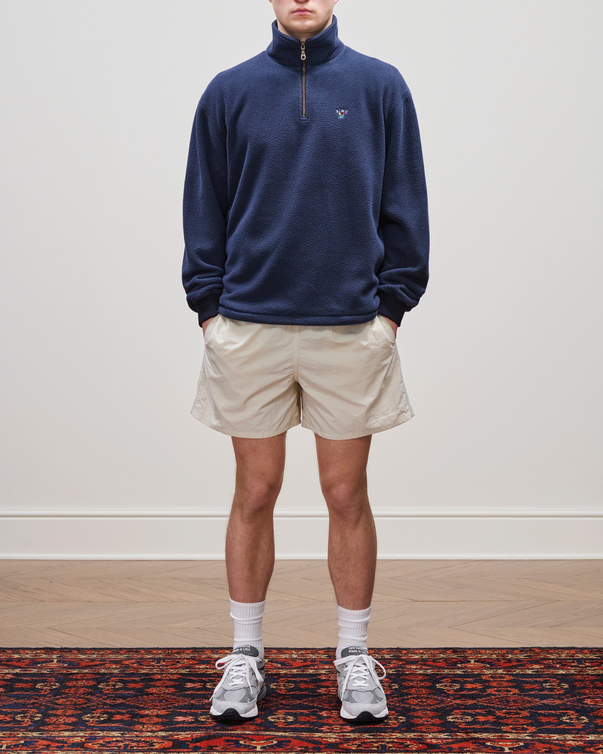 Crest Quarter-Zip Fleece Pullover - Aimé Leon Dore Clothing