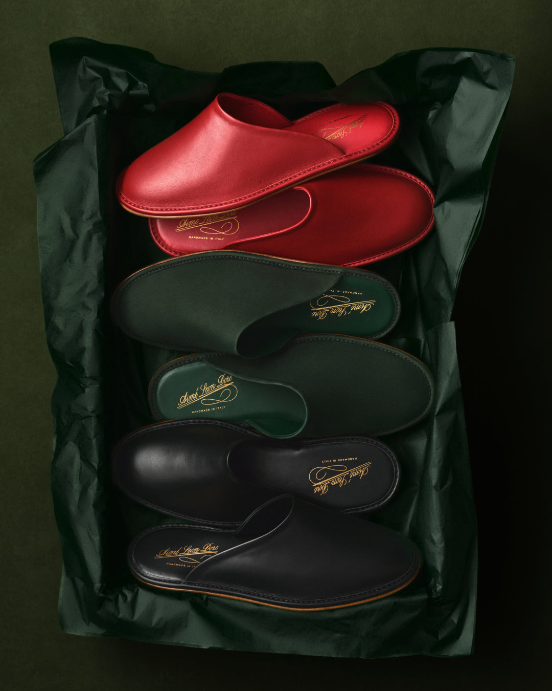 Leather Travel Slipper - Aimé Leon Dore Footwear