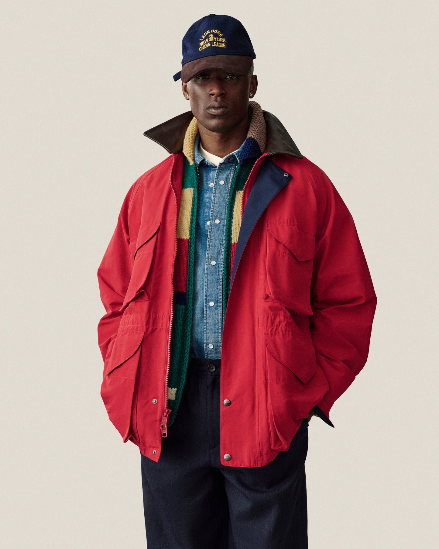Triborough Chess Club Wool Hat - Aimé Leon Dore Headwear