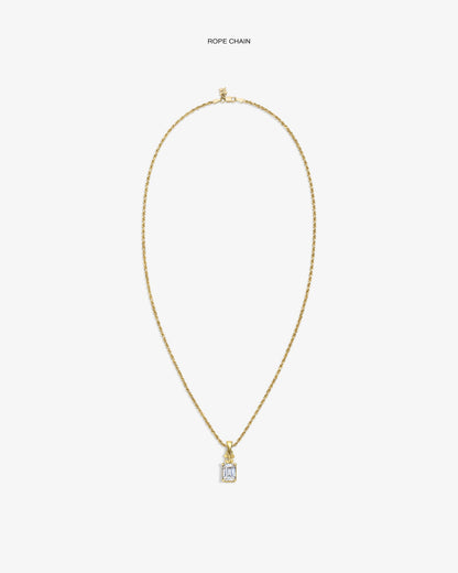 14Kt Gold Crest Gemstone Pendant - Aimé Leon Dore Jewelry
