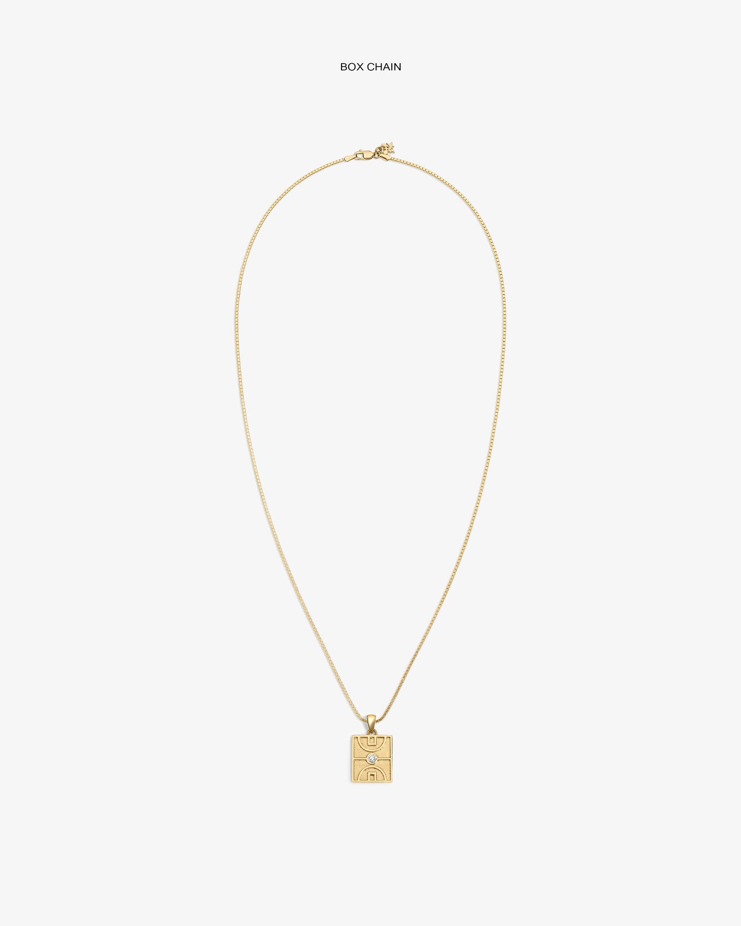 14Kt Gold Diamond Court Pendant - Aimé Leon Dore Jewelry