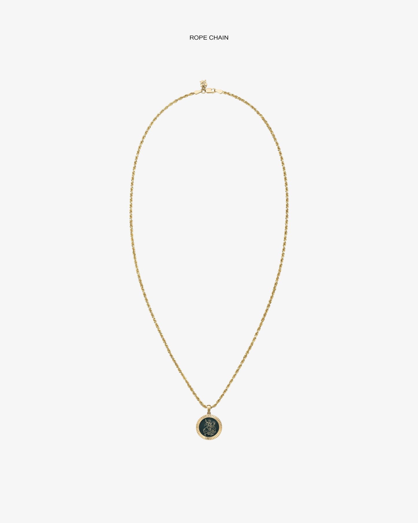 14Kt Gold Saint George Coin Pendant - Aimé Leon Dore Jewelry