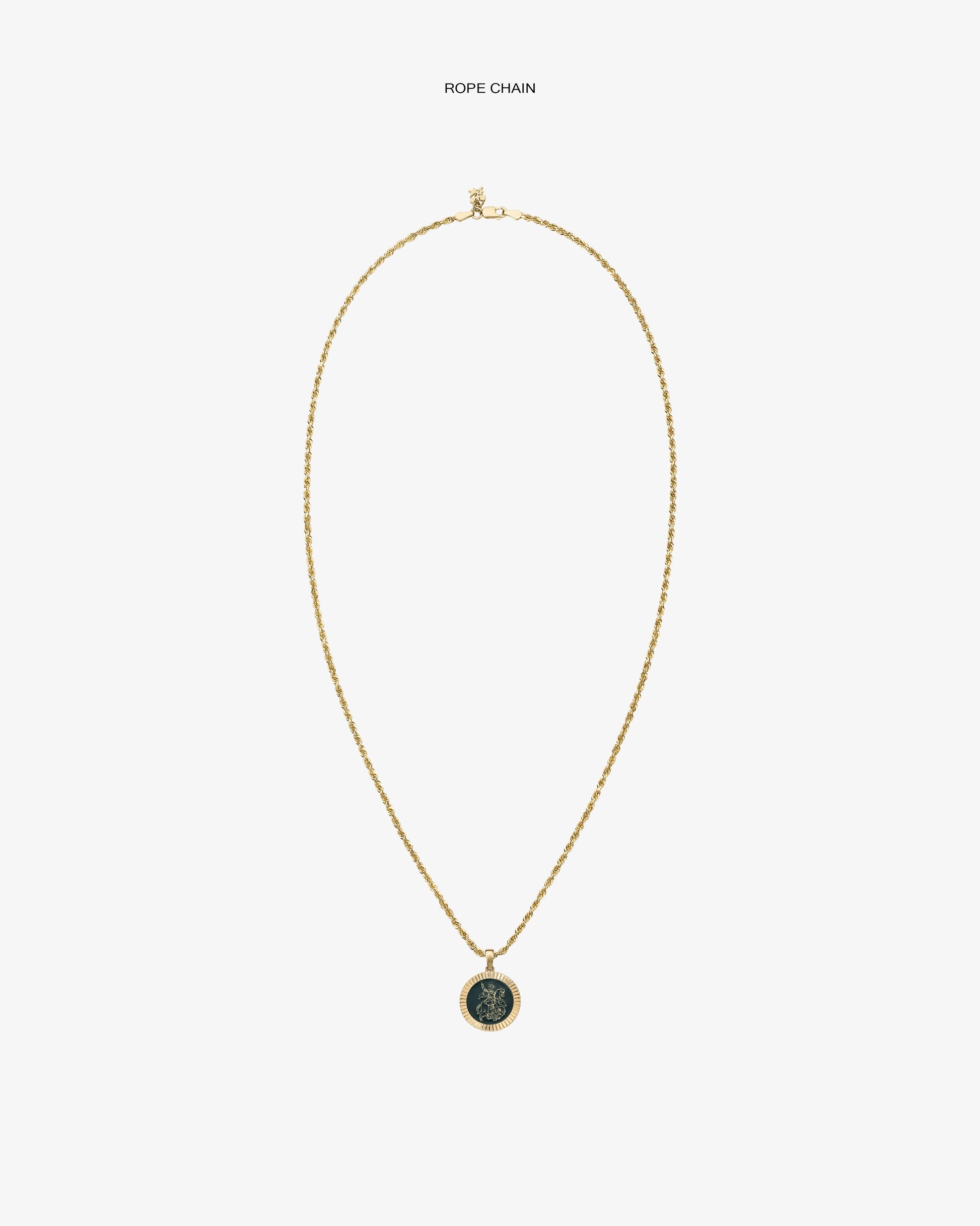 14Kt Gold Saint George Coin Pendant - Aimé Leon Dore Jewelry