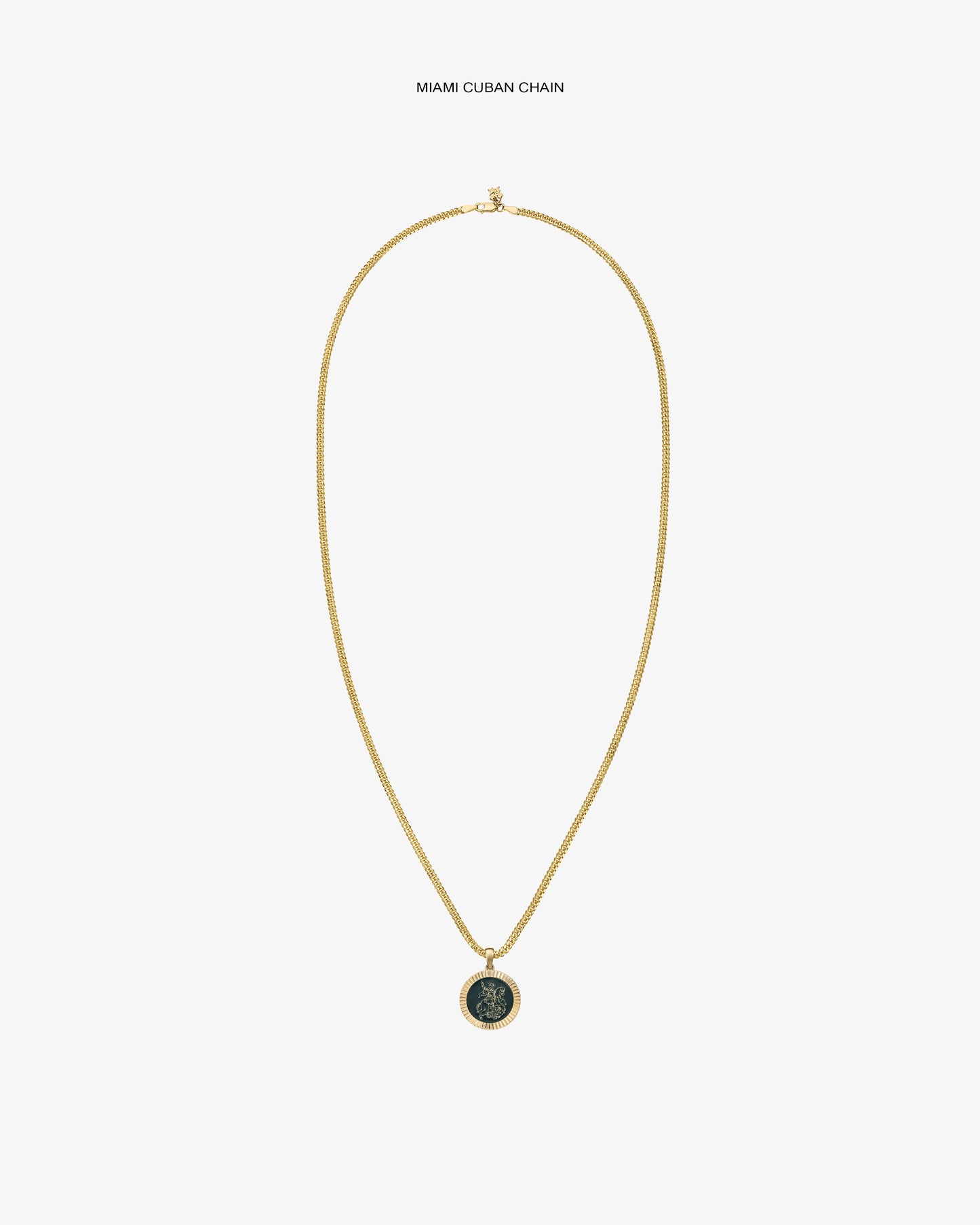14Kt Gold Saint George Coin Pendant - Aimé Leon Dore Jewelry