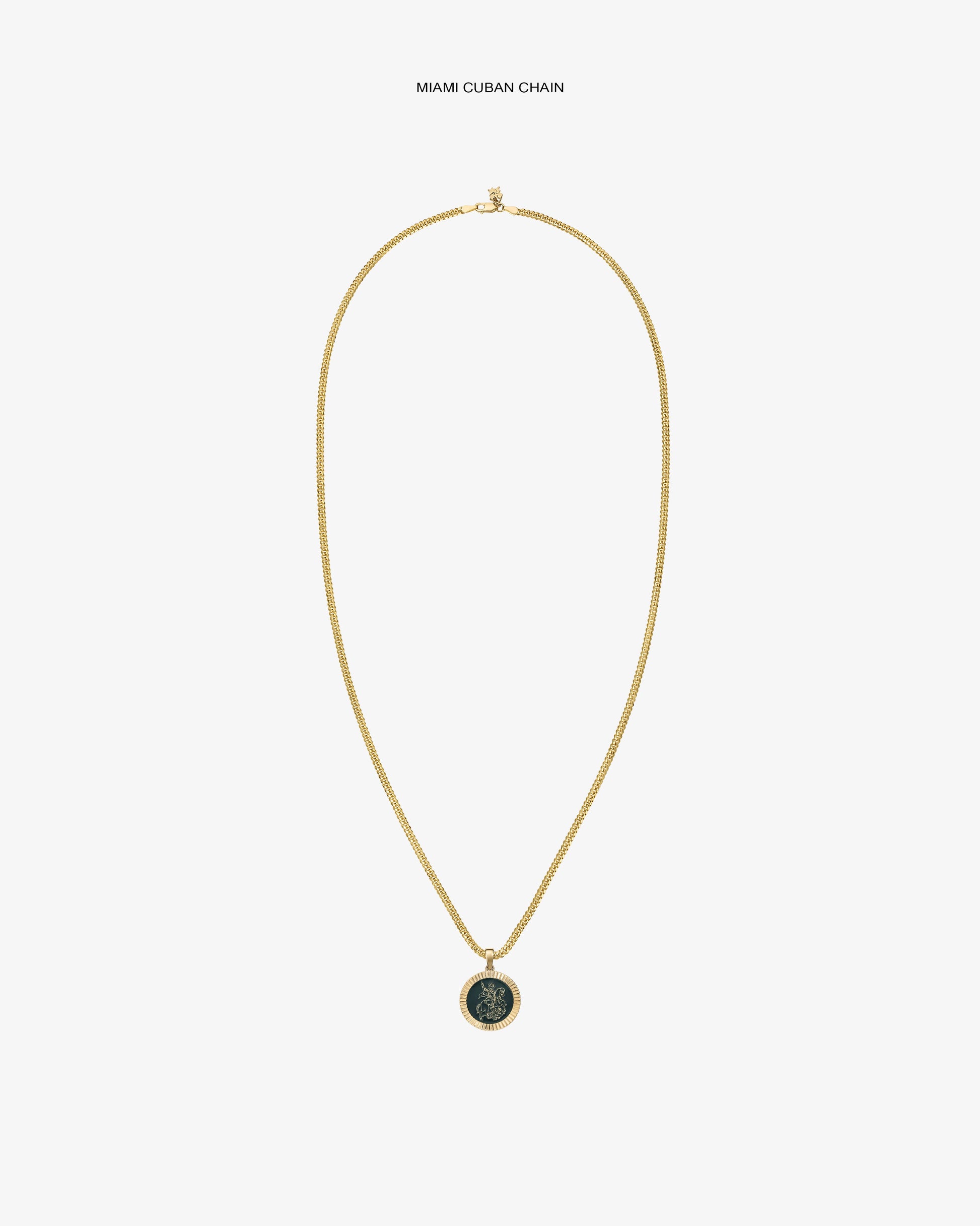 14Kt Gold Saint George Coin Pendant - Aimé Leon Dore Jewelry