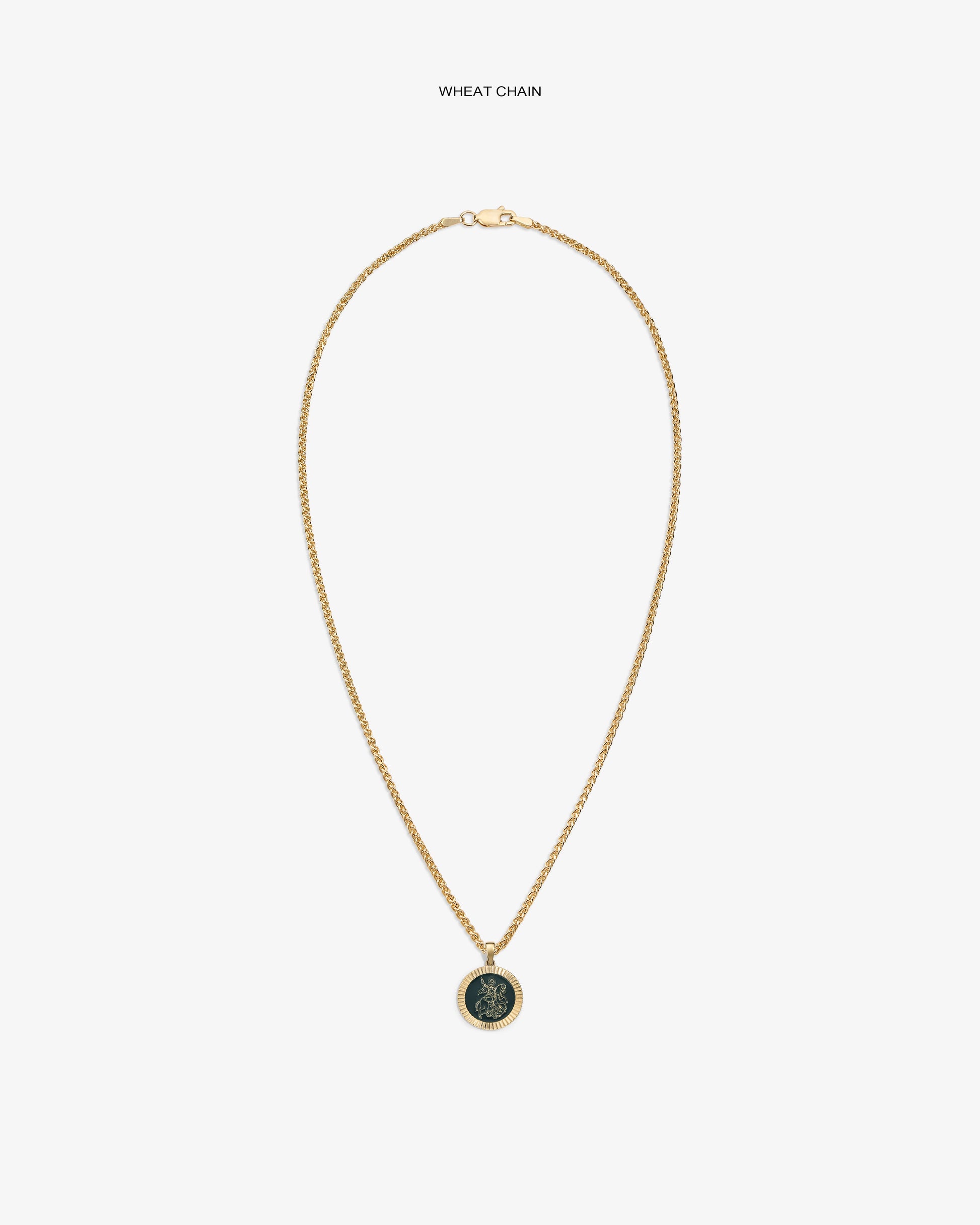 14Kt Gold Saint George Coin Pendant - Aimé Leon Dore Jewelry