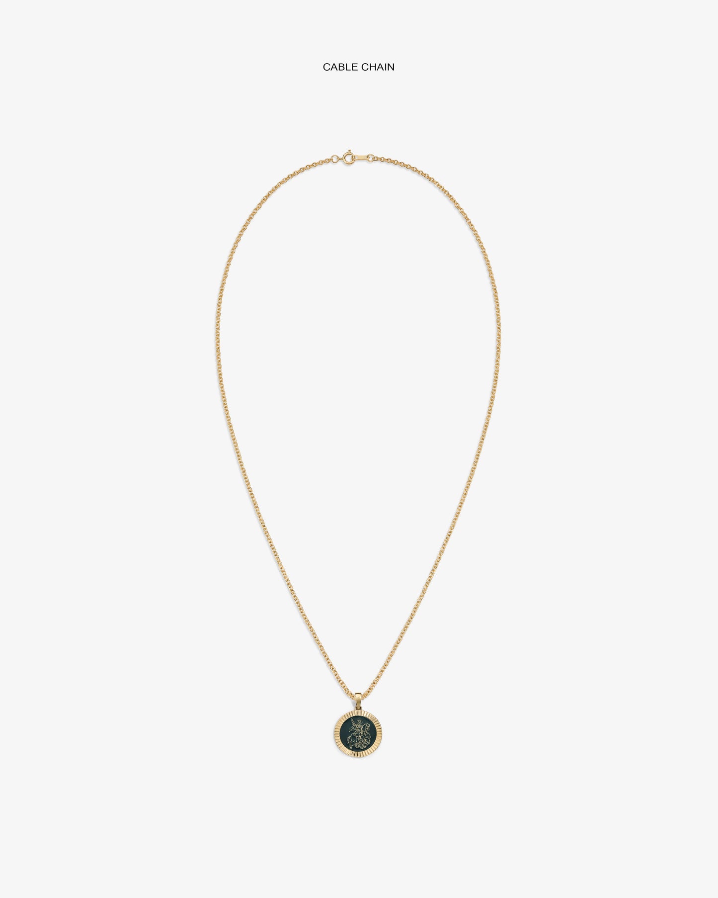 14Kt Gold Saint George Coin Pendant - Aimé Leon Dore Jewelry