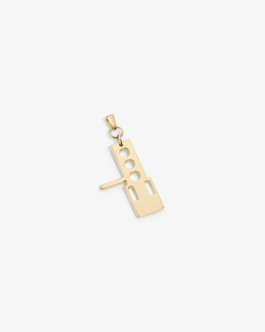 ALD / Technics 14Kt Gold Pendant - Aimé Leon Dore Jewelry
