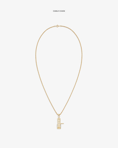 ALD / Technics 14Kt Gold Pendant - Aimé Leon Dore Jewelry