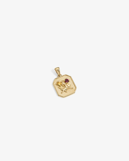 14Kt Gold Queens Crest Relief Pendant - Aimé Leon Dore Jewelry