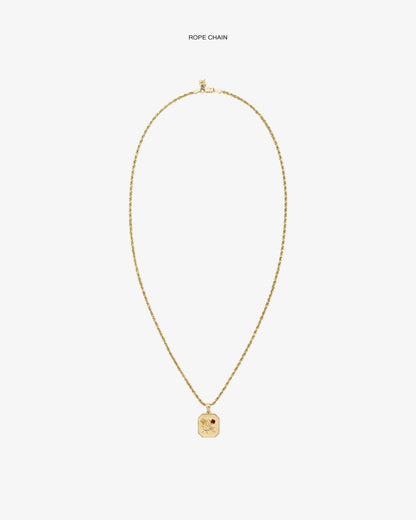 14Kt Gold Queens Crest Relief Pendant - Aimé Leon Dore Jewelry