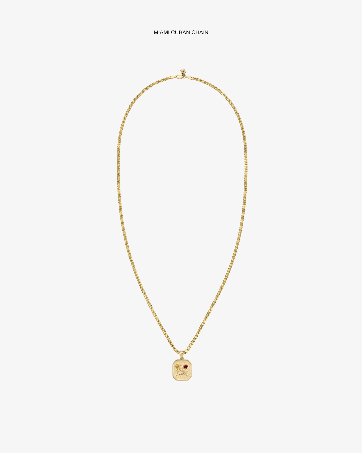 14Kt Gold Queens Crest Relief Pendant - Aimé Leon Dore Jewelry
