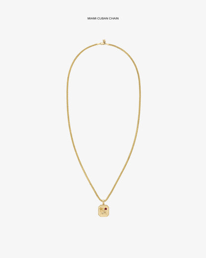 14Kt Gold Queens Crest Relief Pendant - Aimé Leon Dore Jewelry