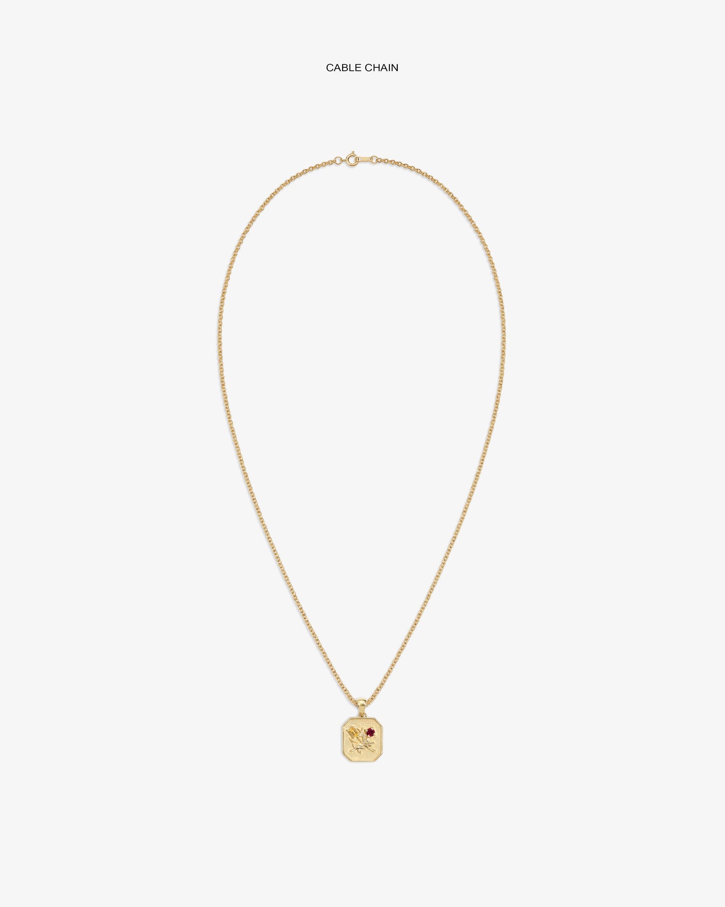 14Kt Gold Queens Crest Relief Pendant - Aimé Leon Dore Jewelry