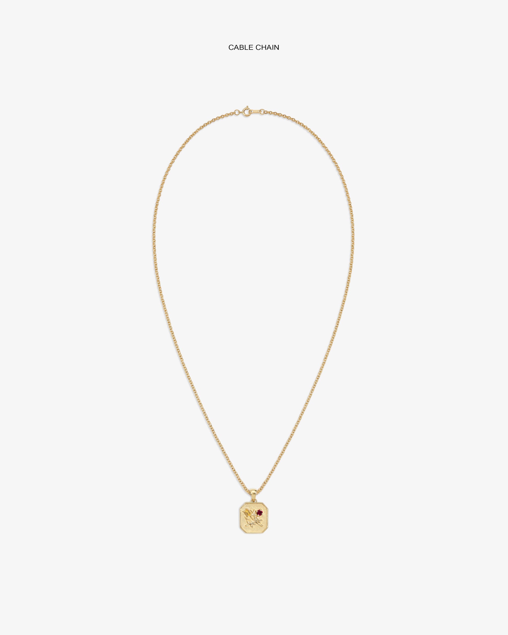 14Kt Gold Queens Crest Relief Pendant - Aimé Leon Dore Jewelry
