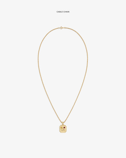14Kt Gold Queens Crest Relief Pendant - Aimé Leon Dore Jewelry