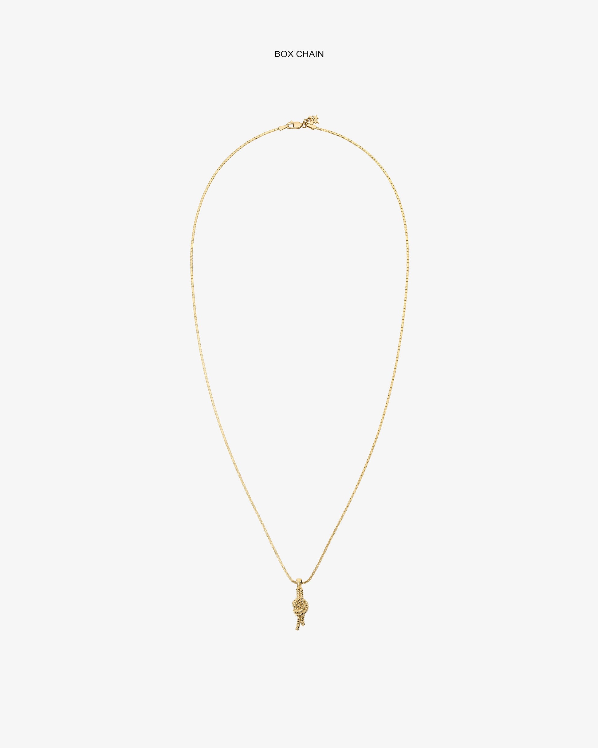 14Kt Gold Nautical Knot Pendant - Aimé Leon Dore Jewelry