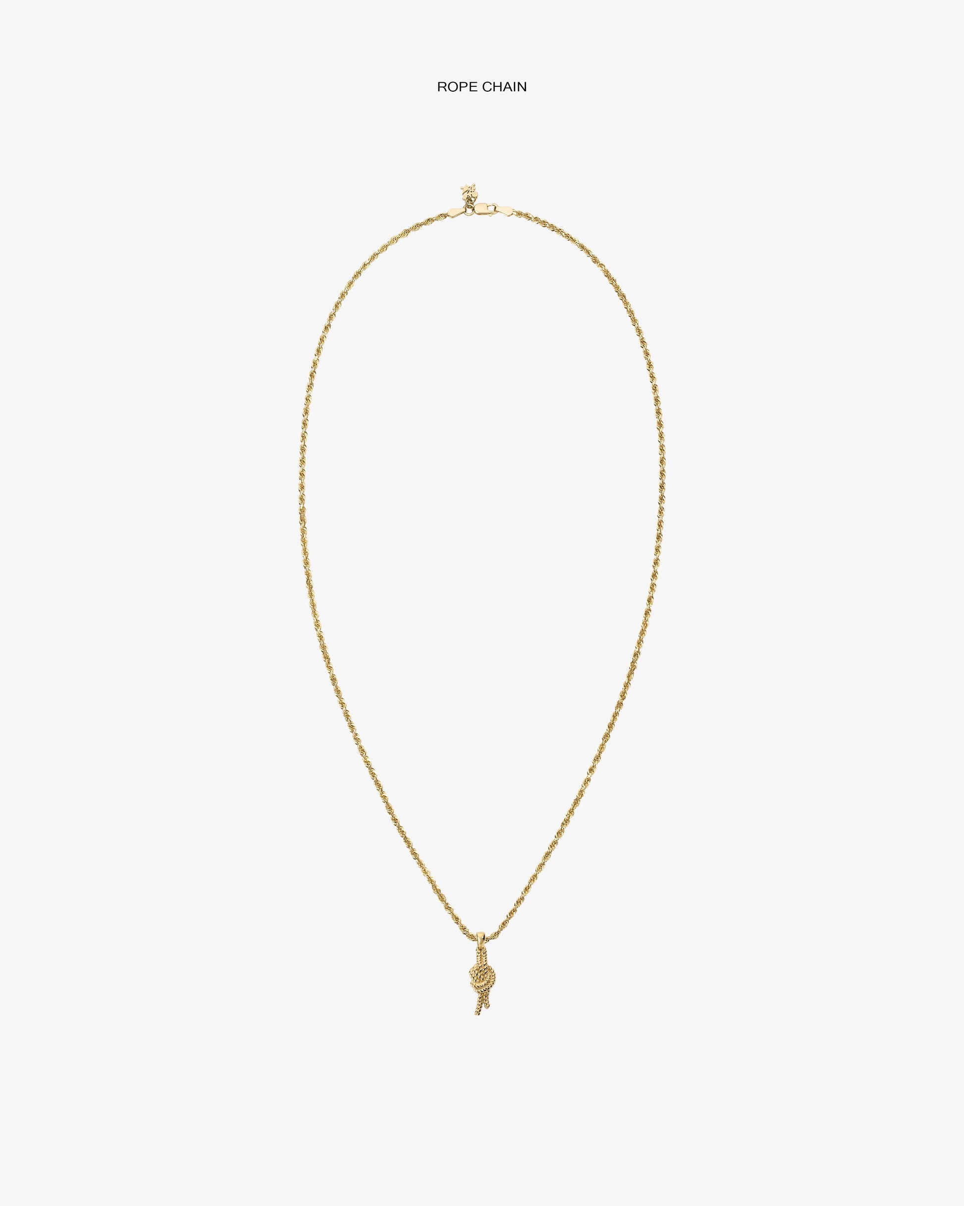 14Kt Gold Nautical Knot Pendant - Aimé Leon Dore Jewelry