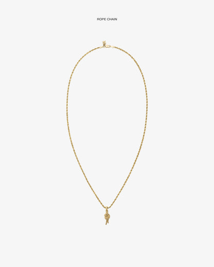 14Kt Gold Nautical Knot Pendant - Aimé Leon Dore Jewelry
